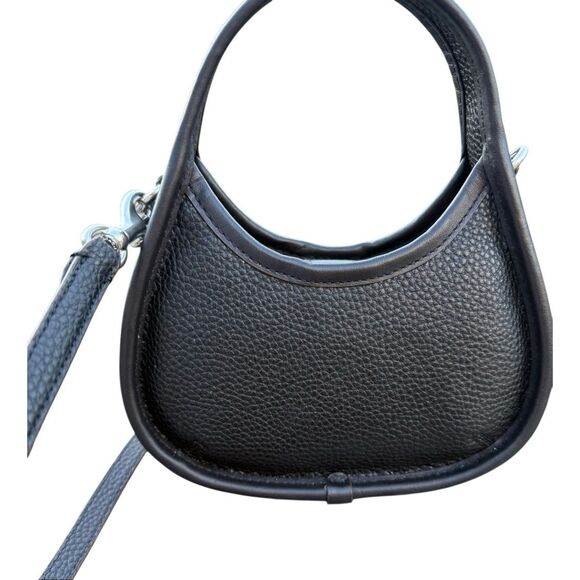 COACH CO662 Mini Ergo Bag Crossbody BLACK Coachtopia Leather - Picture 2 of 9
